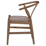 Dinah Wood Wishbone Dining Side Chair Walnut (Set of 2) - 108472