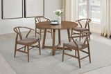 Dinah Wood Wishbone Dining Side Chair Walnut (Set of 2) - 108472