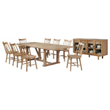 Middleton 10-piece Extension Leaf Dining Set Natural Brown - 108541-S10N