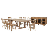 Middleton 10-piece Extension Leaf Dining Set Natural Brown - 108541-S10N