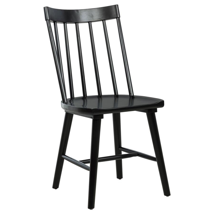 Middleton 7-piece Extension Leaf Dining Set Brown and Black - 108541-S7B