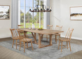 Middleton 7-piece Extension Leaf Dining Set Natural Brown - 108541-S7N