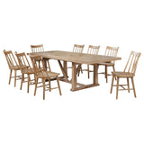 Middleton 9-piece Extension Leaf Dining Set Natural Brown - 108541-S9N