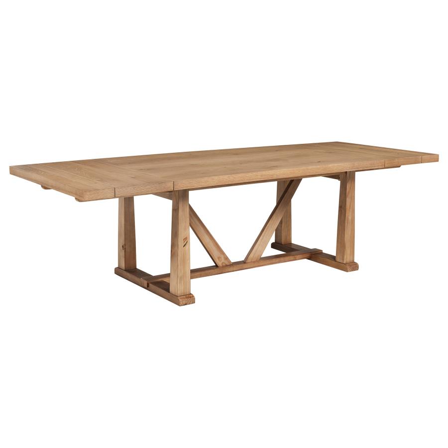 Middleton 9-piece Extension Leaf Dining Set Natural Brown - 108541-S9N