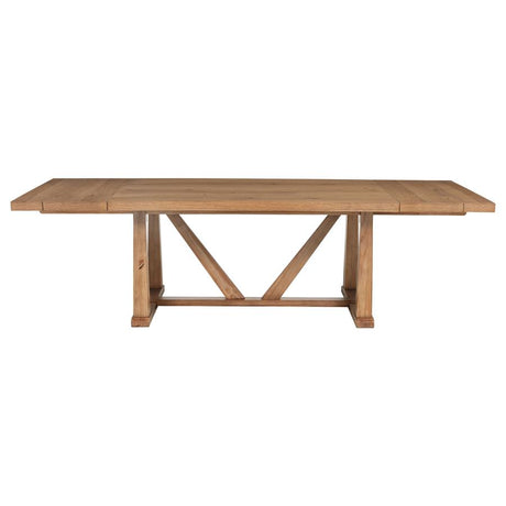 Middleton 106-inch Extension Leaf Dining Table Natural Brown - 108541
