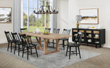 Middleton 106-inch Extension Leaf Dining Table Natural Brown - 108541