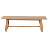 Middleton 60-inch Wood Backless Dining Bench Natural Brown - 108543