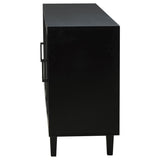 Middleton 4-door Sideboard Server with Dual Drawers Black - 108545BLK