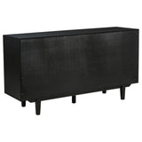Middleton 4-door Sideboard Server with Dual Drawers Black - 108545BLK