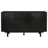 Middleton 4-door Sideboard Server with Dual Drawers Black - 108545BLK