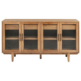 Middleton 4-door Sideboard Server with Dual Drawers Natural - 108545NAT