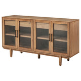 Middleton 4-door Sideboard Server with Dual Drawers Natural - 108545NAT