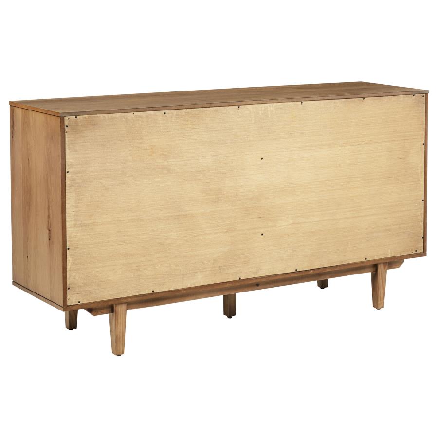 Middleton 4-door Sideboard Server with Dual Drawers Natural - 108545NAT