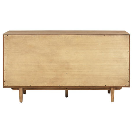 Middleton 4-door Sideboard Server with Dual Drawers Natural - 108545NAT