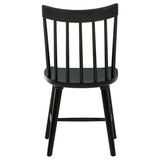 Middleton Solid Wood Dining Side Chair Black (Set of 2) - 108546BLK
