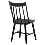 Middleton Solid Wood Dining Side Chair Black (Set of 2) - 108546BLK