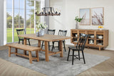 Middleton Solid Wood Dining Side Chair Black (Set of 2) - 108546BLK