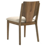 Crestmore 5-piece 46-inch Round Wood Dining Table Set Walnut - 108570-S5