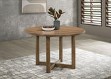 Crestmore 46-inch Round Wood Dining Table Walnut - 108570