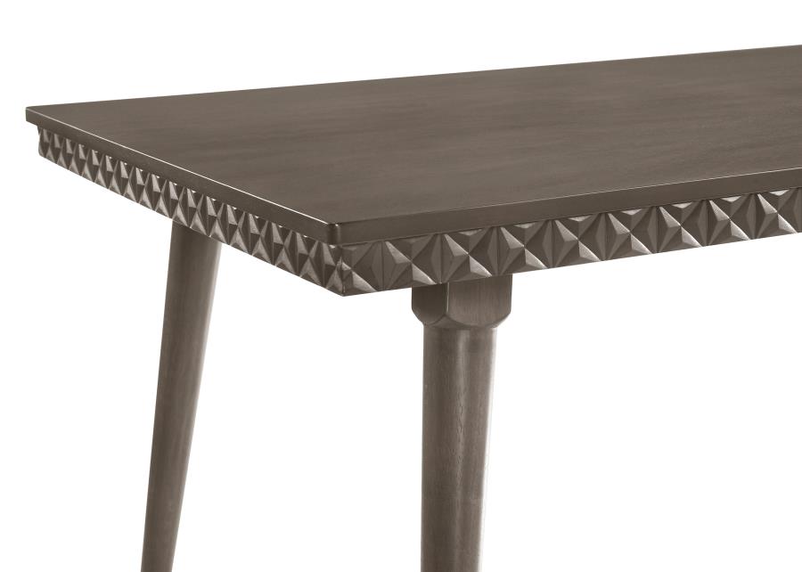 Onslow 5-piece 59-inch Rectangular Dining Set Dark Brown - 108621-S5