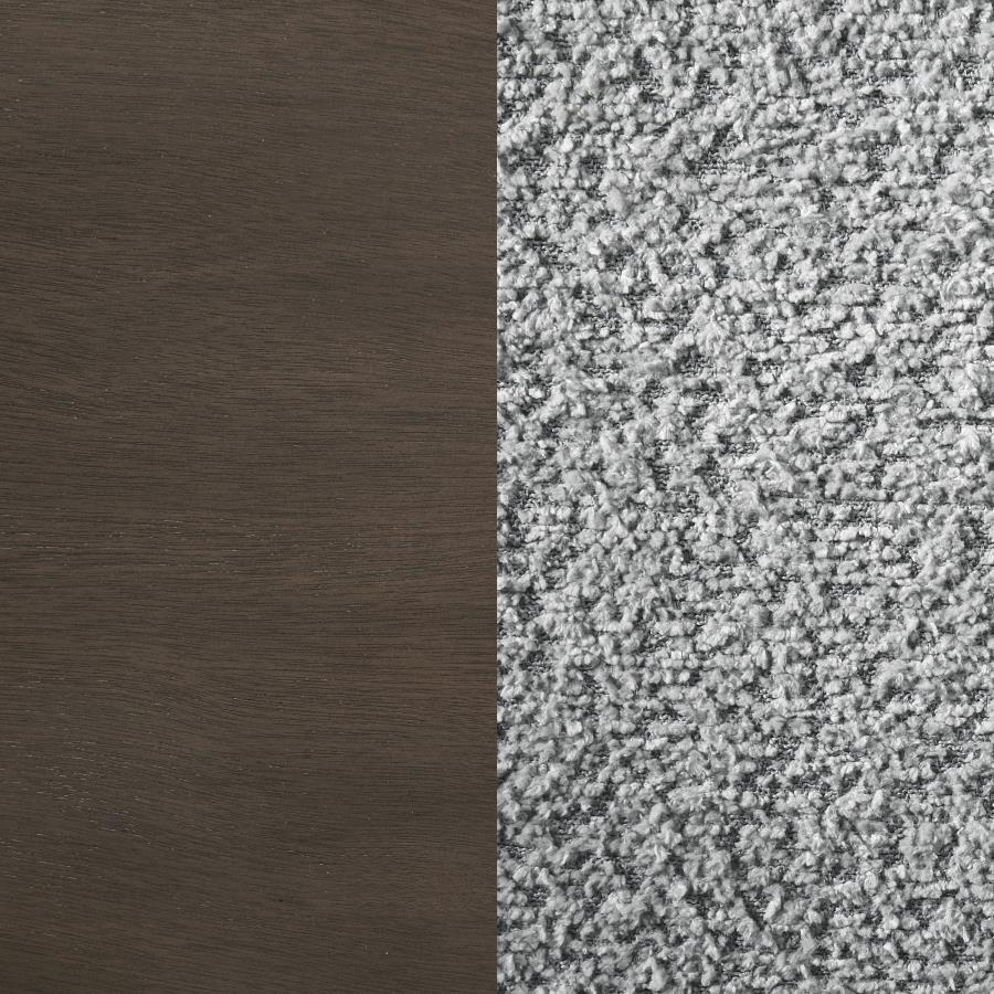 Onslow Upholstered Dining Side Chair Dark Brown (Set of 2) - 108622