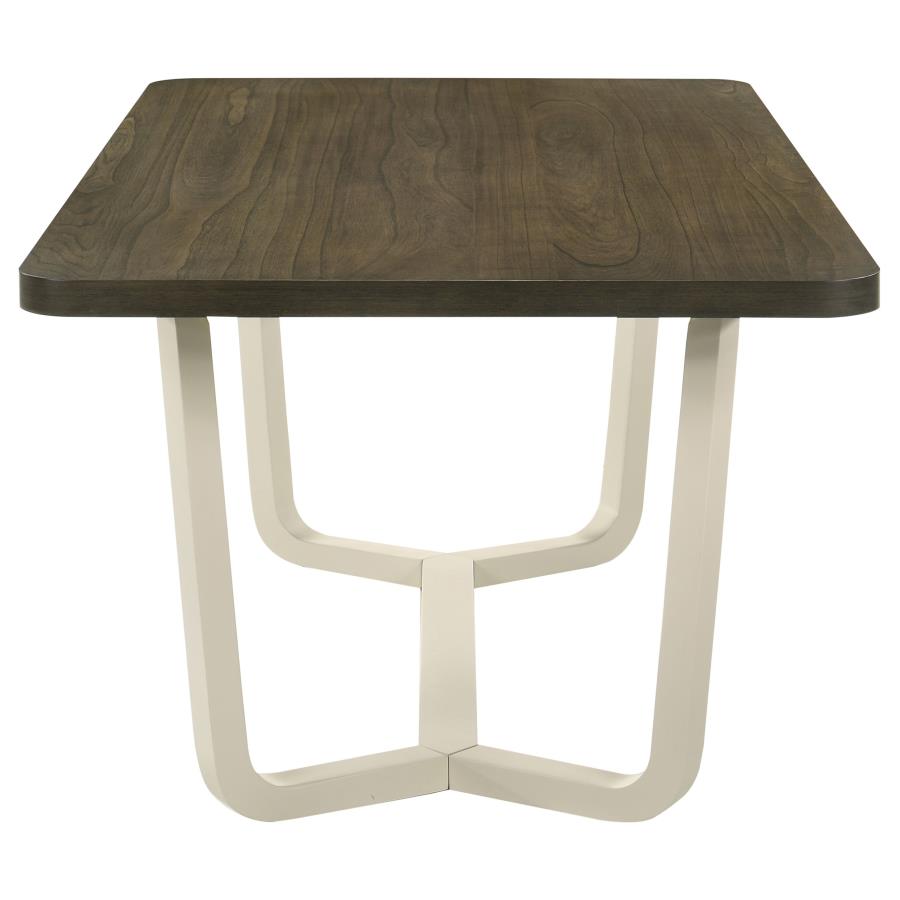 Biloxi 5-piece 71-inch Rectangular Dining Set Greyish Brown - 108681-S5