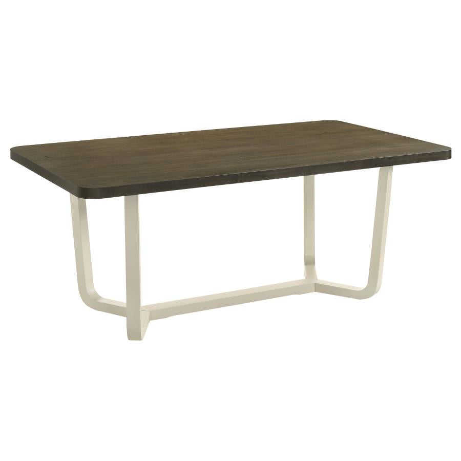 Biloxi 71-inch Rectangular Wood Dining Table Greyish Brown - 108681