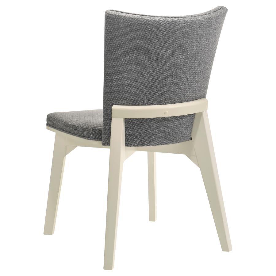 Biloxi Upholstered Dining Side Chair Grey (Set of 2) - 108682