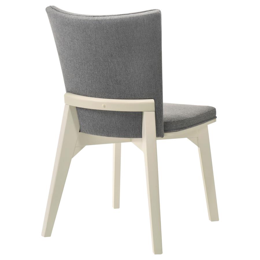 Biloxi Upholstered Dining Side Chair Grey (Set of 2) - 108682