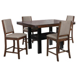 Patterson 5-piece Counter Height Dining Set Mango Oak - 108888-S5