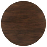 Everton Round 53-inch Wood Dining Table Dark Walnut - 108891