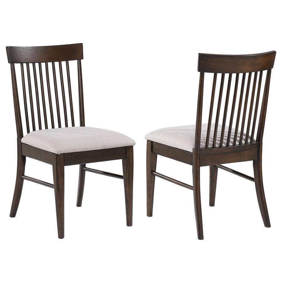 Everton Wood Dining Side Chair Dark Walnut (Set of 2) - 108892