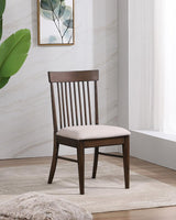 Everton Wood Dining Side Chair Dark Walnut (Set of 2) - 108892