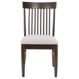 Everton Wood Dining Side Chair Dark Walnut (Set of 2) - 108892
