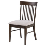 Everton Wood Dining Side Chair Dark Walnut (Set of 2) - 108892
