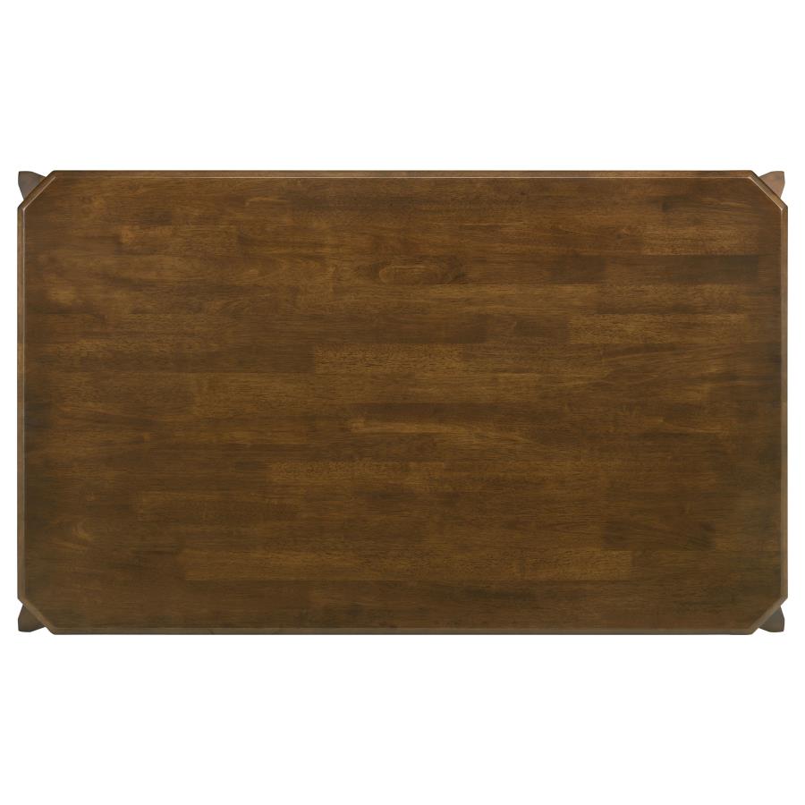 Almonte 7-piece 59-inch Rectangular Dining Set Dark Brown - 108921-S7