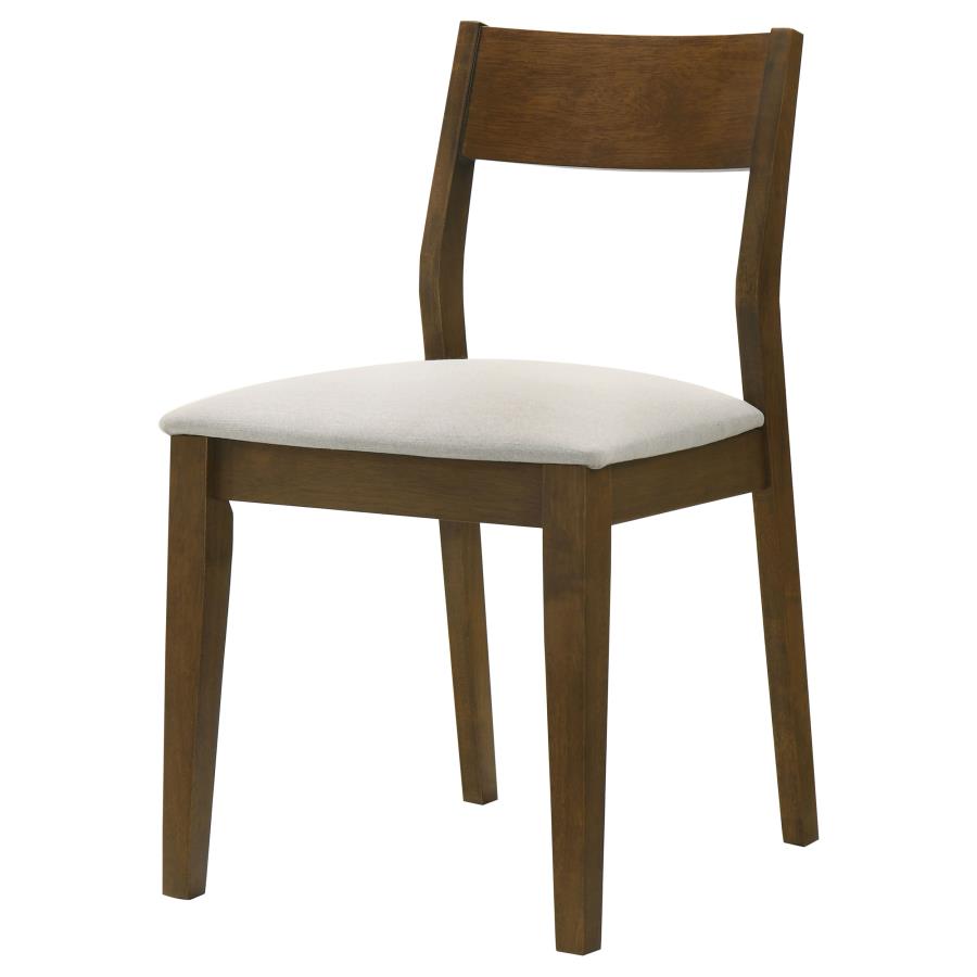 Almonte Dining Chair Upholstered Seat Dark Brown (Set of 2) - 108922