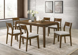 Almonte Dining Chair Upholstered Seat Dark Brown (Set of 2) - 108922