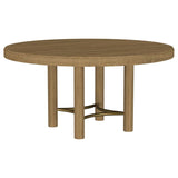 Arini 5-piece Round Dining Room Table Set Sand Wash - 108930-S5W