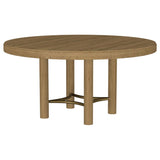 Arini 7-piece Round Dining Room Table Set Sand Wash - 108930-S7W