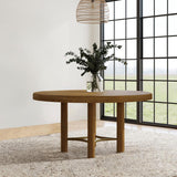 Arini 60-inch Round Wood Dining Room Table Sand Wash - 108930