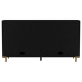Arini 2-drawer Cane Door Dining Sideboard Server Black - 108935BLK