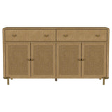 Arini 2-drawer Cane Door Dining Sideboard Server Sand Wash - 108935SWD