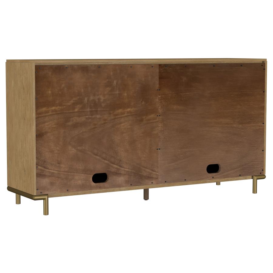 Arini 2-drawer Cane Door Dining Sideboard Server Sand Wash - 108935SWD