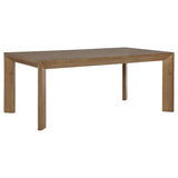 Bruner 5-piece 72-inch Rectangular Dining Set Natural Brown - 109101-S5