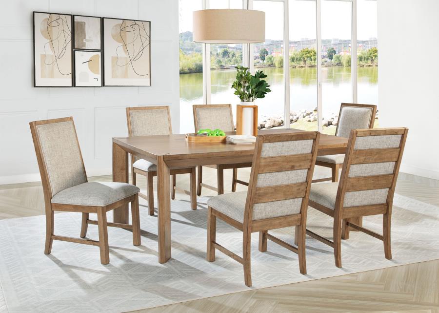 Bruner 72-inch Rectangular Wood Dining Table Natural Brown - 109101