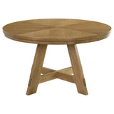 Danvers 5-piece Dining Table Set Brown Oak and Latte - 109150-S5