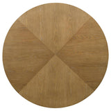 Danvers Round 54-inch Wood Dining Table Brown Oak - 109150