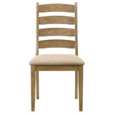Danvers Wood Dining Side Chair Brown Oak (Set of 2) - 109152