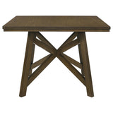 Canfield 47-inch Square Counter Height Dining Table Brown - 109178